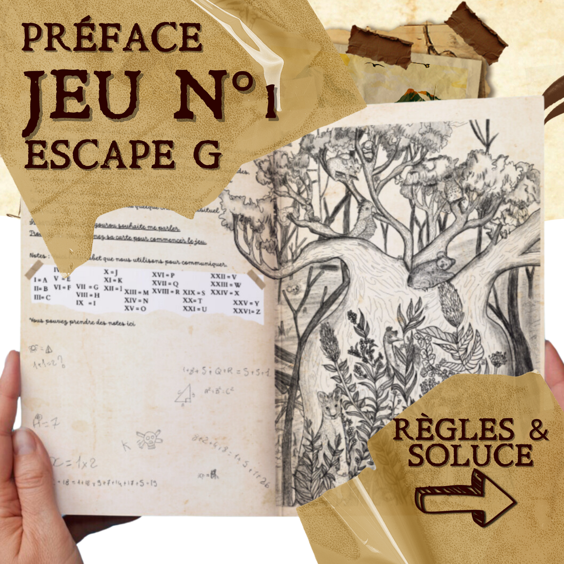L'odyssée de Zazou - Préface - Jeu n°1