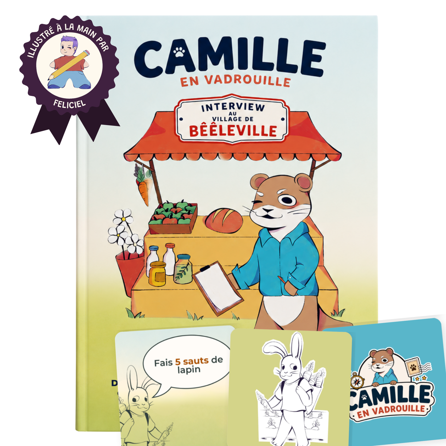 Story Game - Camille en vadrouille - interview au village de Bêêleville.