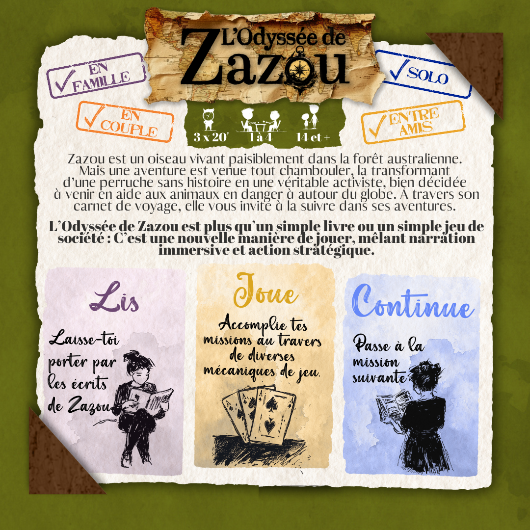 Story Game - L'odyssée de Zazou